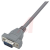 ECONOMY MOLDED D-SUB CABLE, DB9 MALE / FEMALE, 5.0 FT - 70126660 - Allied Electronics, Inc.