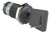 SWITCH KEYLOCK 2POS SPDT 3A 250V - CKM12BFW01-001 - NKK Switches