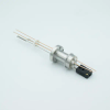 Thermocouple-Power Feedthrough, 1 Pair Type J, w/ Miniature TC Connector, 1000 Volts, 15 Amps, 2 Pins, 1.33″ Conflat Flange - A0436-3-CF - MPF Products, INC.