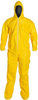 Dupont Safespec QC122S YL Yellow 8XL Tychem QC Chemical-Resistant Coveralls - QC122SYL8X001200 - QC122SYL8X001200 - R. S. Hughes Company, Inc.