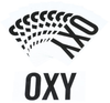 Brady B-7569 Black on White Vinyl Hazardous Material Label - 6 in Width - 3 in Height - Printed Text = OXY - 121052 - 754473-70441 - R. S. Hughes Company, Inc.