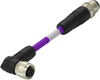 Sensor Cord, 2P M12 Plug-M12 Rcpt, 19.7 ; Connector Type A Te Connectivity - 50AH4077 - Newark, An Avnet Company