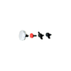 #10-32 Black Acetal 