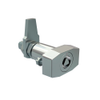 VISE ACTION® Compression Latch, Large Size, 7 mm Triangle, Zinc Alloy, Chrome Plated, Bright - E3-33-31 - Southco