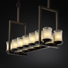 GLA-8764-16-WTFR-DBRZ Island/Pool Table-4 Light + - 671853 - Capital Lighting, Inc.