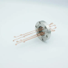 Thermocouple Feedthrough, Type R-S, 4 Pairs, Screw-type Connector, 2.75″ Conflat Flange - A0795-2-CF - MPF Products, INC.