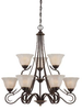 LLN5009PN Mid. Chandeliers-Glass Up - 368351 - Capital Lighting, Inc.