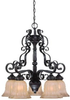 25825-SI Mid. Chandeliers-Glass Down - 408261 - Capital Lighting, Inc.