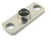 SMP Male (Plug) Limited Detent Shroud 2 Hole Flange (Panel Mount), Passivated Stainless Steel Body, Length 0.223 In - SC5308 - Fairview Microwave Inc.