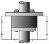 Conduit in Rigid/EMT Conduit Sealing Bushing -- CSML-200P