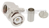 Right Angle BNC Male (Plug) Connector For LMR-200 Cable, Crimp/Solder - SC6000 - Fairview Microwave Inc.