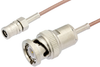 SMB Plug to BNC Male Cable 36 Inch Length Using RG178 Coax - PE33825-36 - Pasternack