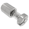 Captive Screw, 4-40 Thread, Press-in, Phillips/Slot Combination, Smooth Bright Knob - 52-1A-53-4 - Southco