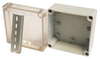 Enclosure, Junction Box, Abs, Grey/clear Rohs Compliant Multicomp Pro - 41AH4612 - Newark, An Avnet Company