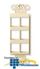 Leviton QuickPort Decora Plus Insert - 6 Port - 40756 - TelephoneStuff.com