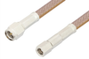 SMA Male to SMC Plug Cable 48 Inch Length Using RG400 Coax, RoHS - PE34454LF-48 - Pasternack