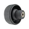 Female Grip Hand Wheel & Knob: 39.88 mm Diameter, M5 Threads, Thermoplastic -- KPB-1540 - Image