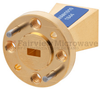 Standard Gain Horn Waveguide Antenna, WR-15, 50 GHz to 75 GHz, UG-385/U-Mod Round Cover Flange, 15 dBi Nominal Gain - FMWAN1010 - Fairview Microwave Inc.