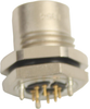 Sensor Connector, M12, Rcpt, 8Pos, Panel; Product Range Te Connectivity - 38Y7697 - Newark, An Avnet Company