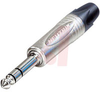 Plug, Phone; 18 AWG; Solder; 4 to 7; ZnAl4Cu1; Nickel/Chrome; 3.66 in. (Min.) - 70088309 - Allied Electronics, Inc.