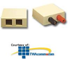 ICC 2-Port Surface Mount Box - IC107SB2 - TelephoneStuff.com