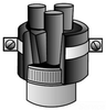 Flexible Cord/Cable Support Wedging Assembly -- DR-1502-1 - Image