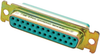 D Sub Connector, Standard, 25 Position, Receptacle; No. Of Contacts Cinch Connectivity Solutions -- 45F999