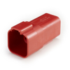 Amphenol Sine Systems AT04-6P-RED 6-Way Connector Receptacle, DT04-6P Compatible, Red - 39886 - Waytek, Inc.