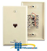 Leviton 6P4C, 6P6C or 8P8C Type 625B4 Modular Wall Jack - 4625B - TelephoneStuff.com