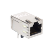Modular/Ethernet Connector (RJ45) Jacks With Magnetics - 5843-HFJT1-E1G16RL-ND - DigiKey