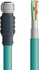 C5E004F02 - LAPP ETHERLINE® Industrial Cordsets 26 AWG / 4 pair CAT5e - Teal Polyurethane (PUR) - M12 Female / Wire Leads connectors - 2m - OLFC5E004F02 - Lapp Tannehill