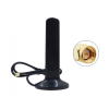 5G 12dBi Flat Rubber Magnetic Antenna SMA Male with RG58 Cable + SMA Male St. Connector - ET-5G12M-2L3-SMS - Eteily Technologies India Pvt. Ltd.