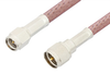 SMA Male to Mini UHF Male Cable 60 Inch Length Using RG142 Coax - PE3275-60 - Pasternack