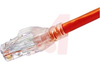 Category 5E Patch Cord; 24 AWG Solid; Bonded Pair; CMR; Red - 70038455 - Allied Electronics, Inc.