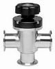 Manual Viton Seal Tee Poppet Valve - Image