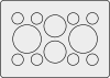 KEL-DP Multi-Membrane Cable Entry Plates- Pluggable, with High Cable Density / IP64 / UL Type 12 - 43451 - icotek Corp