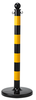 Bradylink Non-Reflective Striped Warning Posts - Small - 80940 - Brady Corporation