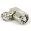 RA RP TNC Male (Plug) to RP TNC Female (Jack) Adapter, Nickel Plated Brass Body, 1.25 VSWR - SM5836 - Fairview Microwave Inc.
