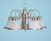 Mid. Chandeliers-Glass Down - 730382 - Capital Lighting, Inc.