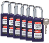 Purple Long Body Safety Padlocks - 123430 - Brady Corporation