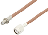 SMA Female Bulkhead to TNC Male Cable 48 Inch Length Using RG400 Coax - PE3W03497-48 - Pasternack