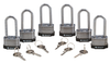 Black Key Retaining Steel Padlocks - 118972 - Brady Corporation