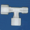 Jaco - Kynar, Nylon, And Polypropylene Tube And Hose Tube-To-MPT-To-Tube Tee Fitting -- 61043 - Image