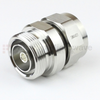 7/16 DIN Male (Plug) to 7/16 DIN Female (Jack) Adapter IP67 Mated, Tri-Metal Plated Brass Body, 1.15 VSWR -- SM4401 - Image