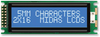 Display, Alphanumeric, 16X2, White; Character Count X Line Midas - 03AC3438 - Newark, An Avnet Company