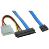 Amphenol CS-SASSDP8282-001 29 position SAS to SATA Drive Connector Single Data Lane Cable 1m - Image