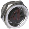 connector,circular din,female panel recept,front mt,5sdin silver-plt solder cont - 70013383 - Allied Electronics, Inc.