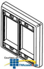 Legrand - Wiremold CM Series&trade; Double Gang Faceplate - CM-DFP - TelephoneStuff.com