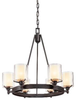 F1716FR Mid. Chandeliers-Pillar Candle - 433375 - Capital Lighting, Inc.