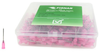 Fisnar QuantX™ 8001255-500 PTFE Lined Dispensing Tip Pink 1 in x 0.011 ID - 8001255-500 - Ellsworth Adhesives
